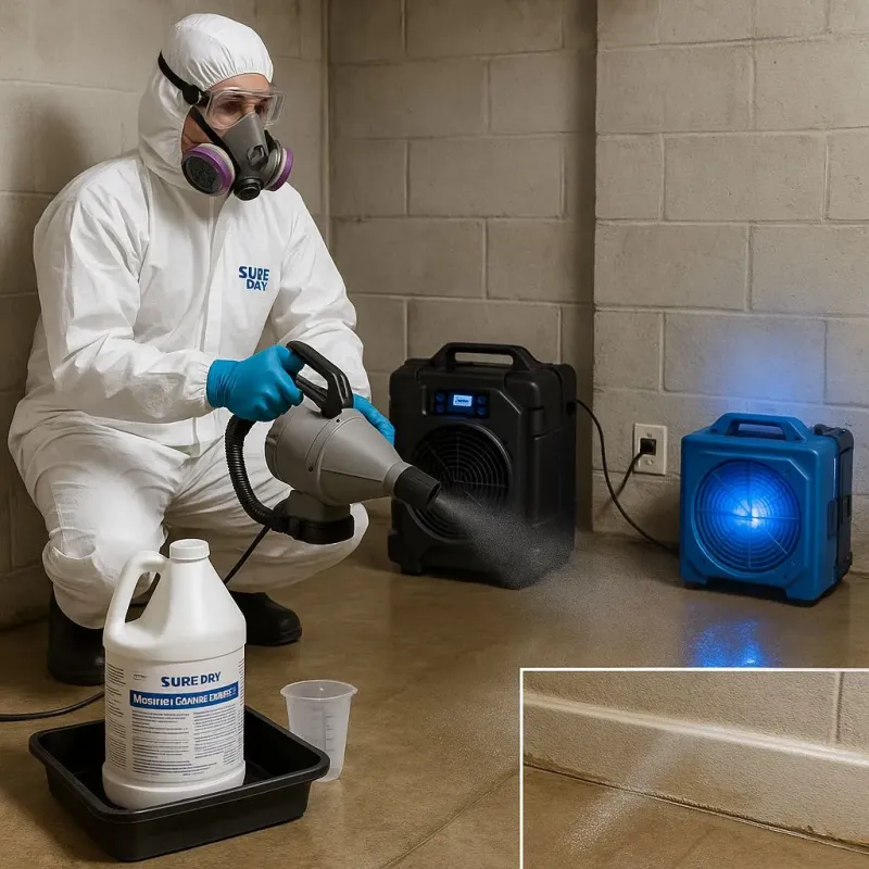 Sanitization and Odor Removal process in Lasara, TX
