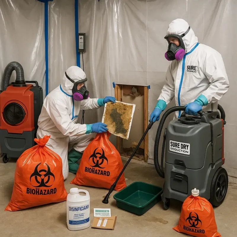 Contaminated Water Handling Protocols process in Lasara, TX