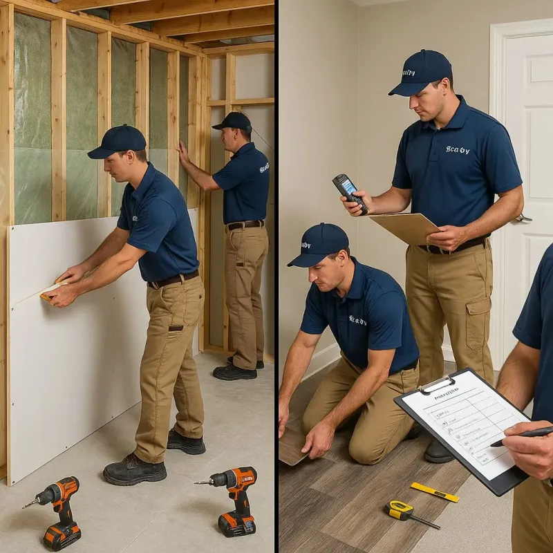 Repairs and Reconstruction process in Lasara, TX